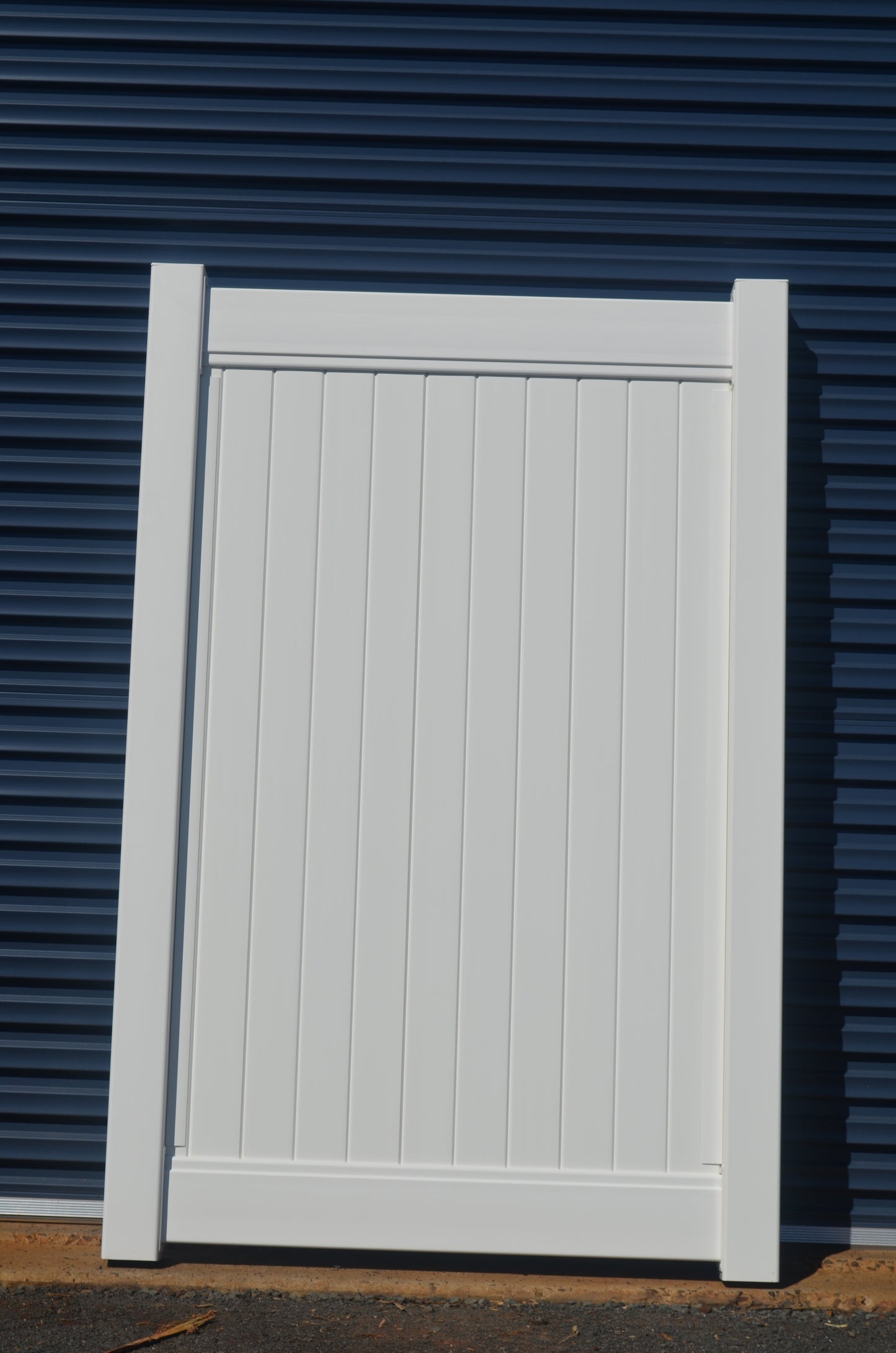 Premium 1800mm High White PVC Full Privacy Dawson Style 1.5mt gate (Copy) (Copy)